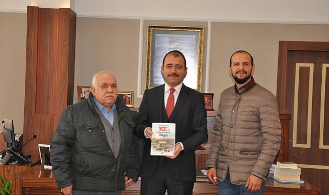 İDDEF Çanakkale il temsilcisi, Kaymakam Erdinç Dolu’yu ziyaret etti