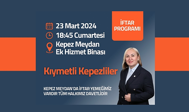 İYİ Parti Kepez Belediye Başkan Adayı Didem Güner’den Kepez’de iftar programı