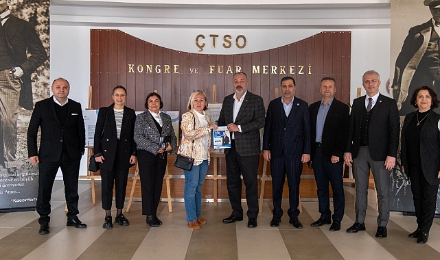 İYİ Parti'li Güner, seçim çalışmaları kapsamında ÇTSO’ya ziyarette bulundu
