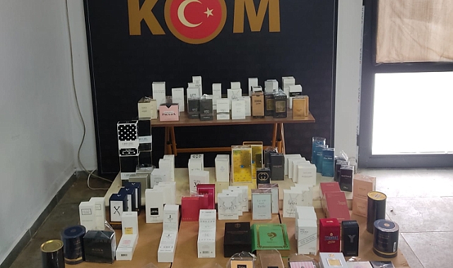 Kaçakçılık operasyonunda 135 adet gümrük kaçağı parfüme el konuldu