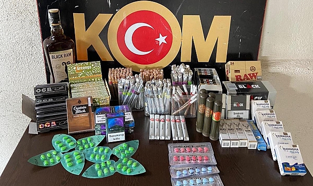 Kaçakçılık operasyonunda gümrük kaçağı ürünlere el konuldu
