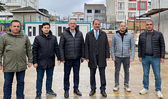 Kaymakam Dolu okul alanlarını ziyaret etti