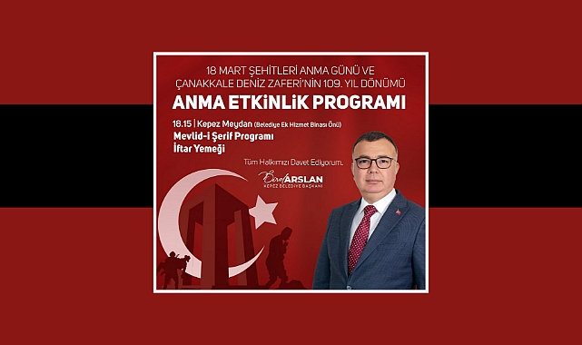 Kepez’de 18 Mart iftarı