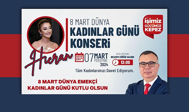 Kepez’de Kadınlar Günü konseri