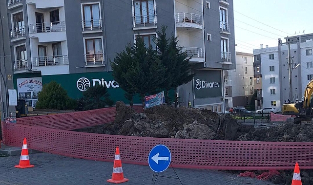 Kepez'de yeni kanalizasyon hattı