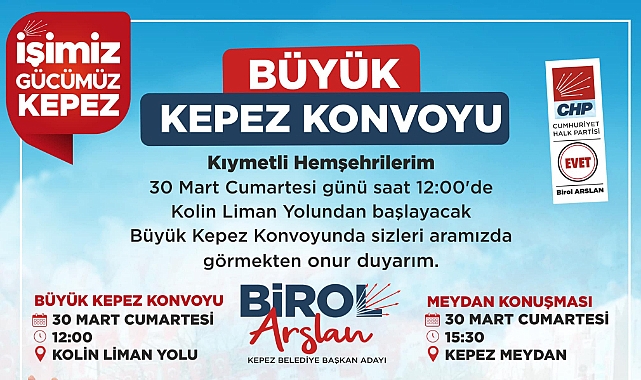 Kepezliler Büyük Kepez Konvoyunda buluşacak