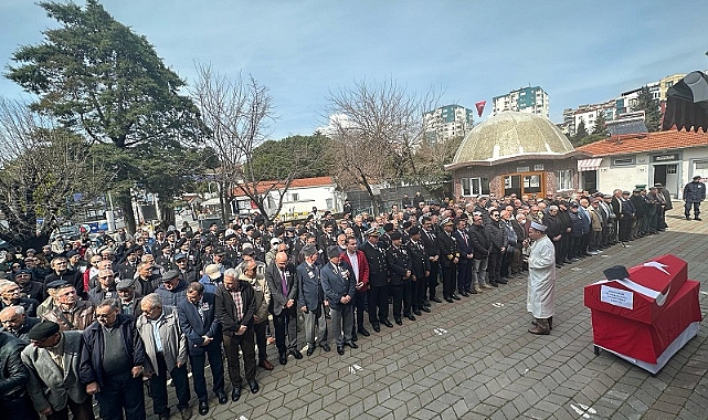 Kıbrıs Gazisi Mehmet Erbek'e veda