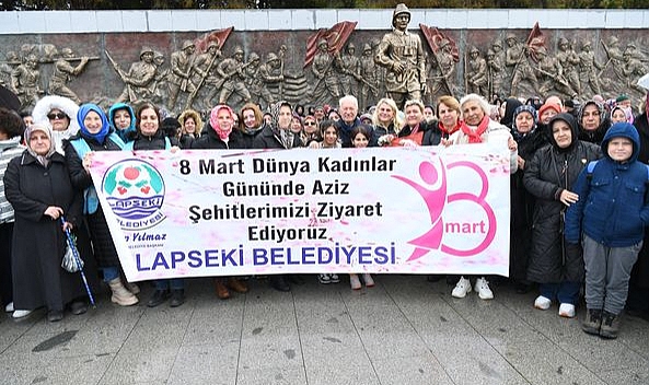 Lâpseki Belediyesi'nden şehitlik ziyareti