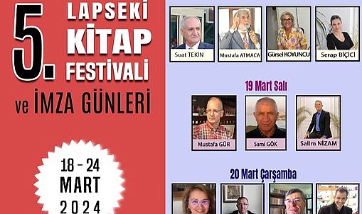 Lâpseki’de kitap festivali başlıyor!