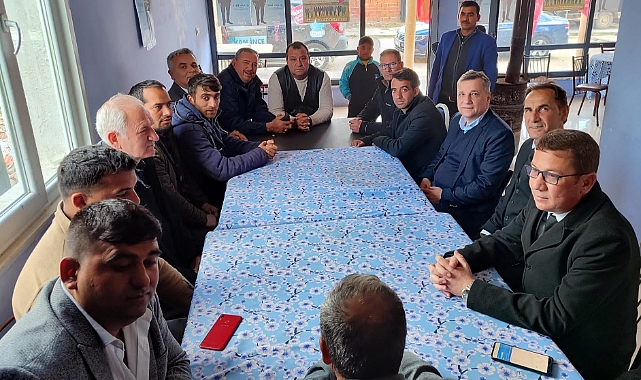 Milletvekili Ceylan, Evreşe'de vatandaşlarla buluştu