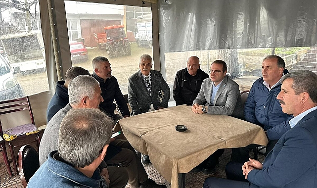 Milletvekili Uz, Biga'da bir dizi ziyaret gerçekleştirdi