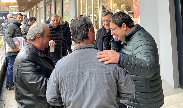 Muharrem Erkek, 17 Burda AVM esnaflarını ziyaret etti
