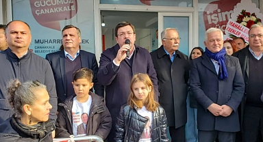Muharrem Erkek, seçim ofisleri açılışlarına devam ediyor