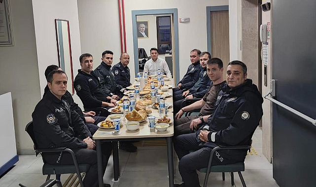 Musa Göktaş, İlçe Emniyet Amirliği personeli ile iftar sofrasında buluştu