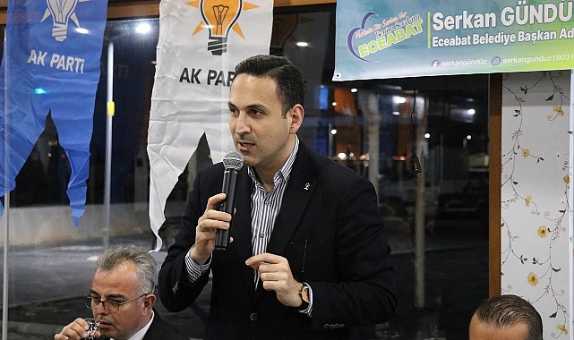 Naim Makas, Eceabat'ta esnaf ziyareti ve iftar programına katıldı