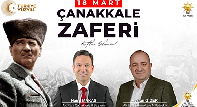 Naim Makas'tan 18 Mart mesajı