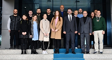 Rektör Erenoğlu’na Erasmus Plus smARrt proje araştırmacılarının ziyareti