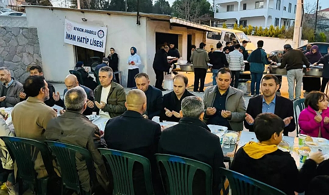 Salih Sak, Ayvacık anadolu imam hatip lisesi iftar programına katıldı