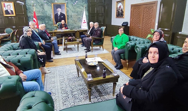 Şehit ve Gazi Aileleri Çan Şubesi Yönetimi Kaymakam Nebioğlu'nu ziyaret etti