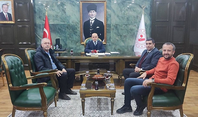 THK Temsilcilerinden Kaymakam Dr. Emre Nebioğlu'na ziyaret