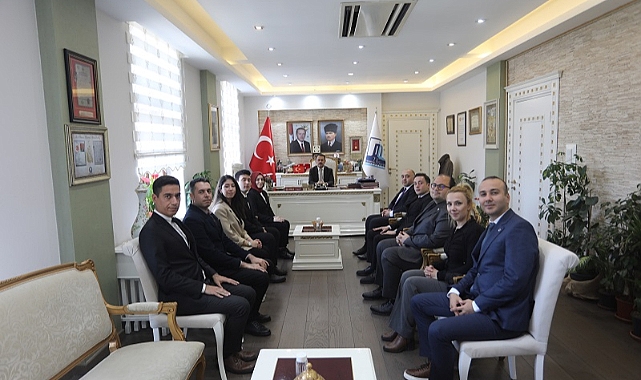 Ticaret İl Müdürlüğü yeni denetim memurları Vali Aktaş’ı ziyaret etti