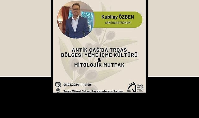 Troya Müzesi’nde Antik Çağda Yeme Kültürü konuşulacak