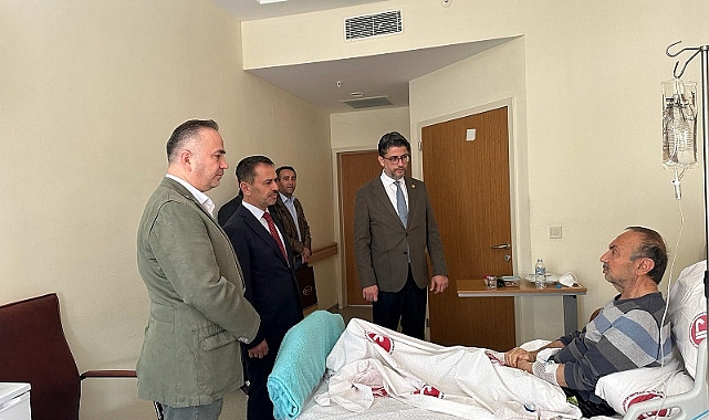 Vali Aktaş’tan Prof. Dr. Muammer Karaayvaz’a geçmiş olsun ziyareti