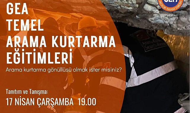 Aktif Felsefe Çanakkale’de Temel Arama Kurtarma Eğitimleri verilecek