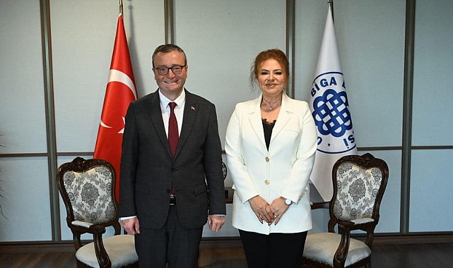 Alper Şen, Firuzan Kardaş'ı makamında ağırladı