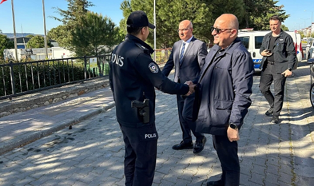Ayhan Gider, bayram süresince polis ve jandarma noktalarını ziyaret etti