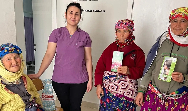 Ayvacık'ta kanser hakkında eğitim verildi