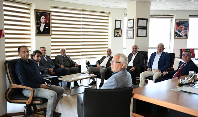 Başkan Arslan ziyaretçilerini ağırladı