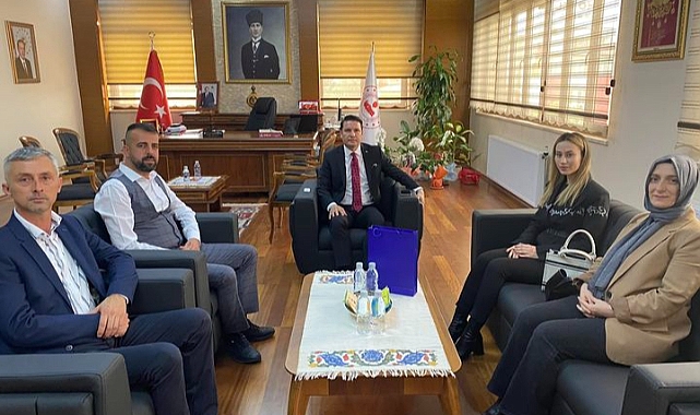 Başkan Çelik'ten Kaymakam Göktaş'a ziyaret