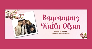 Başkan Erkek’in ilk bayram kutlaması