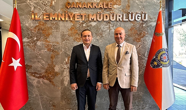 Başkan Öztürk, İl Emniyet Müdürü Selim Arıcı’ya ziyarette bulundu