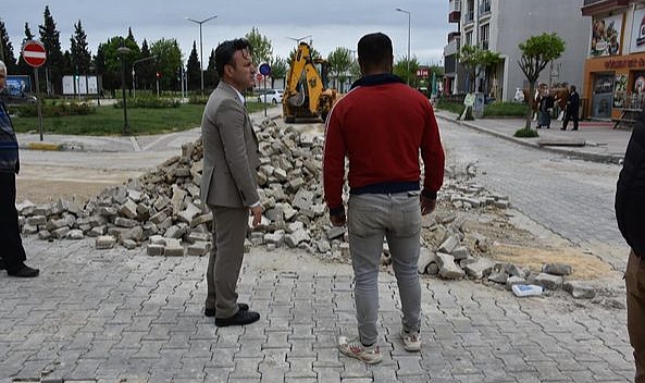 Başkan Soyuak çalışmaları yerinde inceledi