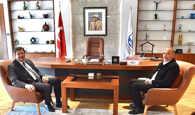 Başkan Zileli'den Başkan Erkek'e ziyaret