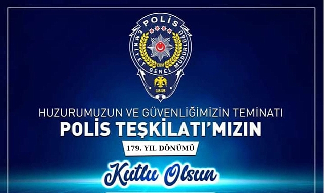 Bayramiç Belediyesi'nden Türk Polis Teşkilatı'na kutlama mesajı