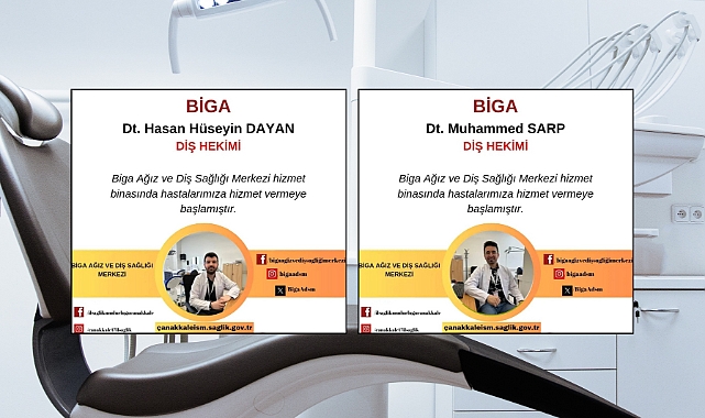 Biga ADSM’ne iki yeni doktor