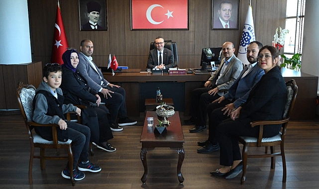 Biga Belediye Başkanı Alper Şen'e Yeniden Refah Partisi İl ve İlçe Başkanlarından ziyaret