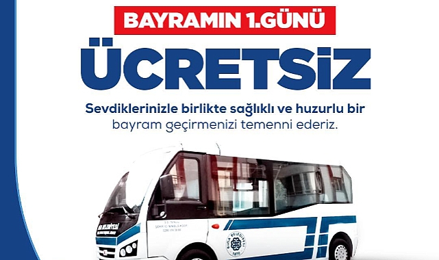 Biga Belediyesi'nden bayram ikramı: ilçe içi minibüsler bayramın birinci günü ücretsiz