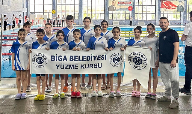 "Biga Belediyesi Sporcuları 23 Nisan Vize Yarışlarında başarı kazandı"