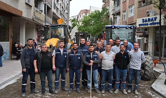 Biga'da Muammer Aksoy Caddesi Çalışmaları tamamlandı