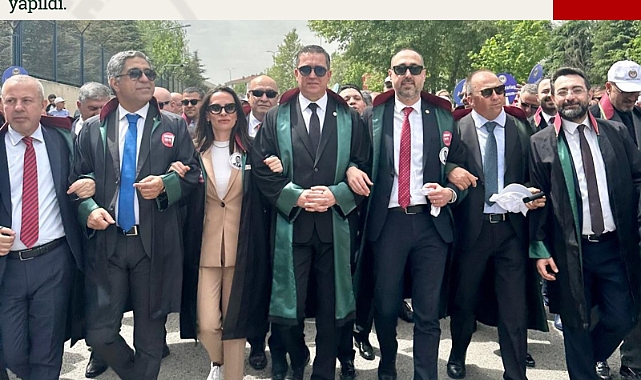 Binlerce Avukat Ankara'da 'Avukat İçin de Adalet' talebini yükseltti