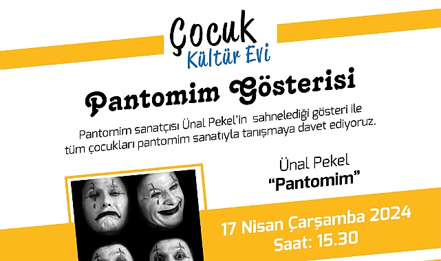 Çanakkale Belediyesi, Çocukları Pantomim sanatıyla buluşturacak