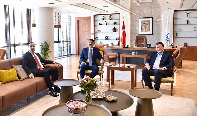 Çanakkale Cumhuriyet Başsavcısı Altuğ Kürşat Şahin'den Başkan Erkek'e ziyaret
