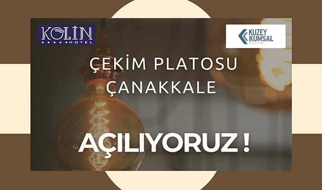 Çanakkale'de çekim platosu açılıyor