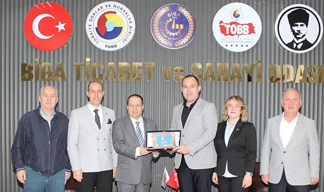 ÇASİAD yöneticileri Biga TSO’nda