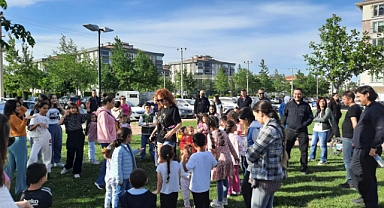 Çocuklar doyasıya eğlendi