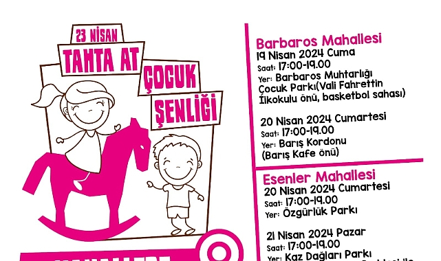 Çocuklar Tahta At Şenliği’nde Buluşacak